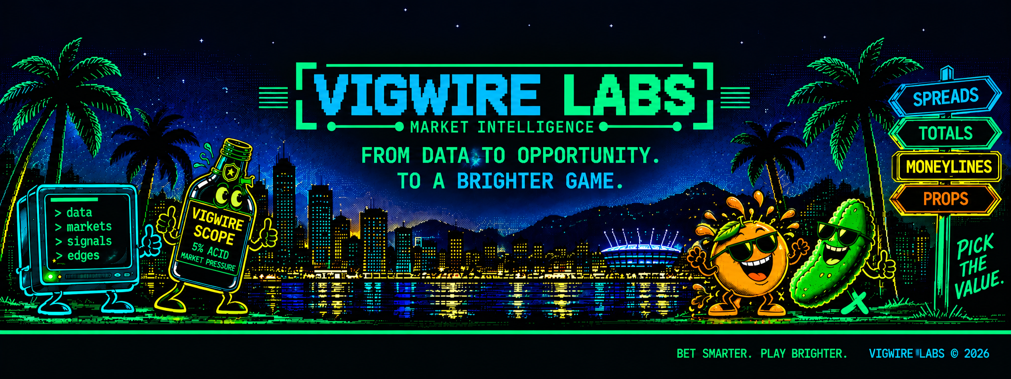 VigWire Labs Market Intelligence skyline banner